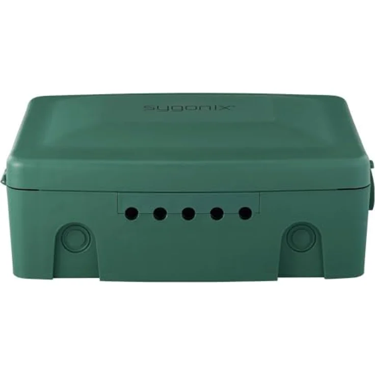 Sygonix SY-6797950 Verteilerbox 3-fach, Grün und Schwarz, mit erhöhtem Berührungsschutz für Camping und Außenbeleuchtung – Bild 3