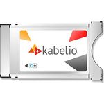 Kabelio Zugangsmodul inkl. 3 Monate Gratis-Zugang (CI+ Modul) - Empfang von Schweizer TV-Programmen in HD über Satellit - Marke Kabelio