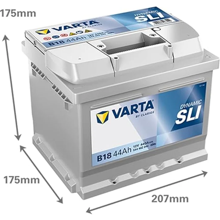 Varta B13 Blue Dynamic 12V 44Ah/440A Autobatterie, wartungsfrei und zuverlässig für Standardfahrzeuge – Bild 3