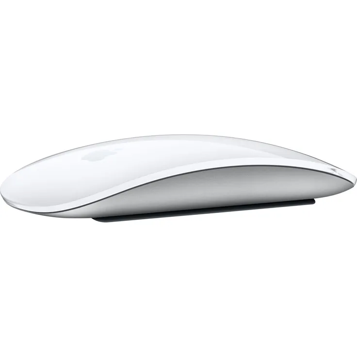 Apple Magic Mouse Maus (Bluetooth), kabellos und wieder­aufladbar, Multi‑Touch Oberfläche, space grau