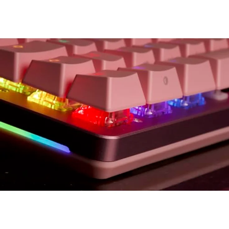 Glorious GMMK 2 Full-Size Tastatur - Fox Switches, DE-Layout, pink – Bild 8