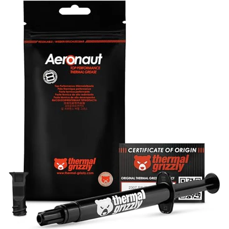 Thermal Grizzly Aeronaut 8.5W-m·K 3.9g Wärmeleitpaste - Wärmeleitpasten (3,9 g, -150-200 °C) – Bild 2