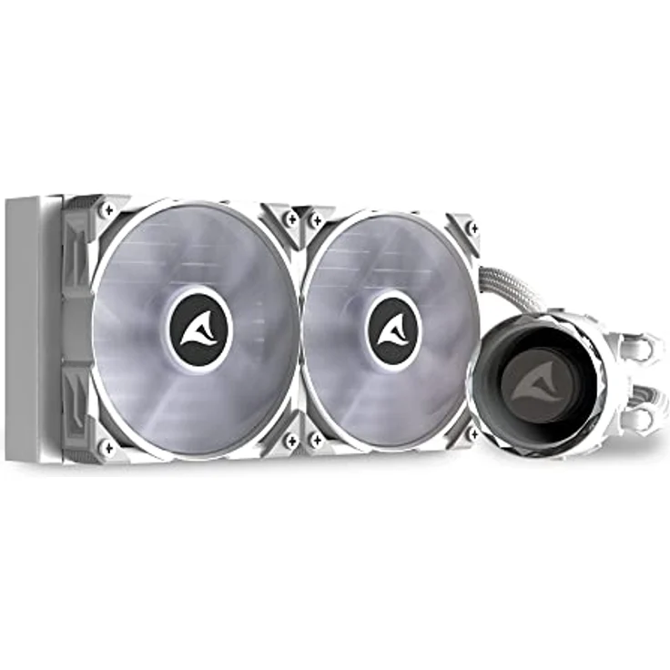 Sharkoon S80 RGB, AIO Wasserkühlung weiß, Typ 240 – Bild 2