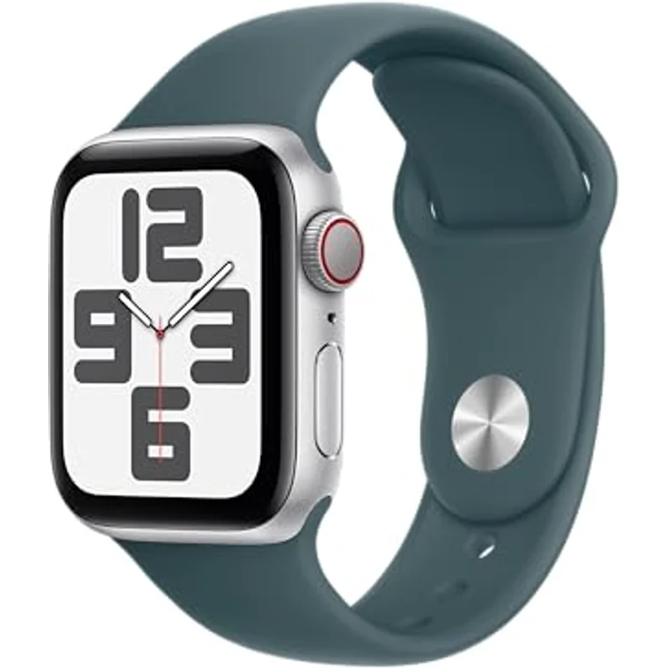 Apple Watch Band - Sportarmband - 40 mm - Seegrün - M/L, Hochleistungs-Fluorelastomer, widerstandsfähig und weich – Bild 2