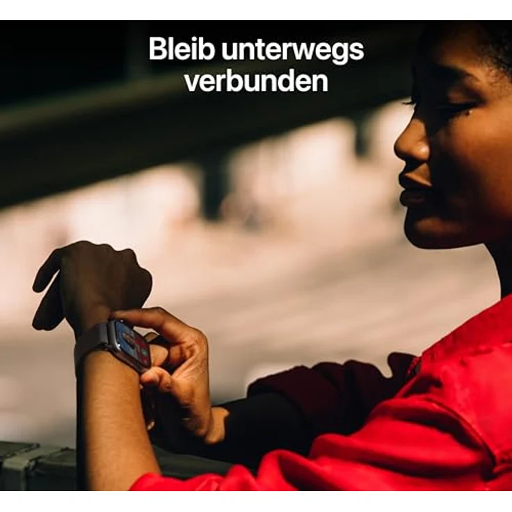 Apple Watch Series 11 Cellular, 46 mm, Aluminiumgehäuse Silber, Sportarmband Nebelviolett - S/M – Bild 5