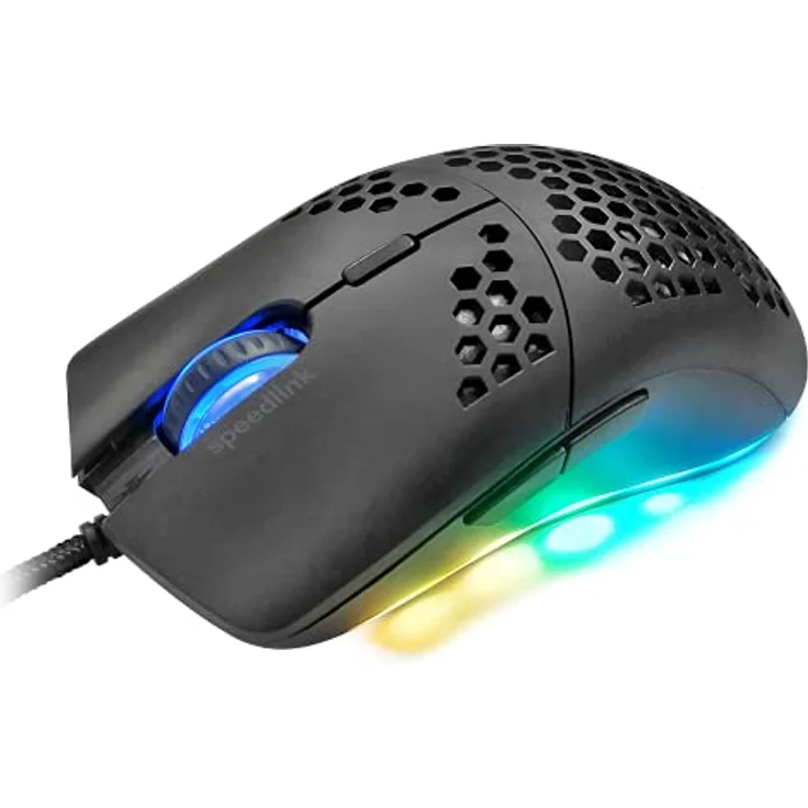 Speedlink SKELL Lightweight Gaming Mouse – 6 Beleuchtungsmodi – einstellbare Sensorauflösung, schwarz – Bild 3