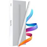 S&T Design Eingabestift Stift für iPad Magnetische Aufladung (Wireless) V2 (Kabelloses Magnetisches Laden, Handfläche Ablehnung & Neigung) Tablet Pencil Stift Schnellladeleistung