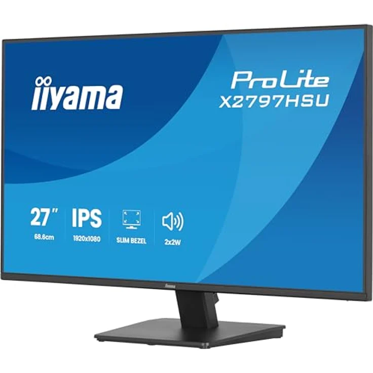 iiyama ProLite X2797HSU-B1, 27" IPS-Monitor mit TÜV Rheinland Eye Comfort, 120 Hz, nachhaltige Energieeffizienz – Bild 4