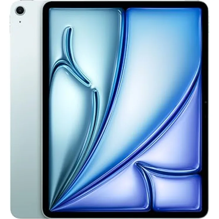 Apple 13" iPad Air 2024 (M2): Liquid Retina Display, 12 MP Querformat Frontkamera/12 MP Rückkamera, Touch ID, WLAN 6E, 128 GB, Blau