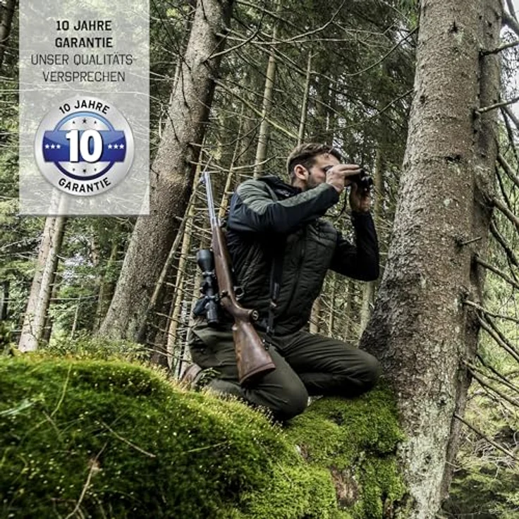 Steiner Jagd-Fernglas Observer 10x42 - Deutsche Marken-Qualität, 10 Jahre Garantie, leichtes Dachkantdesign, kompakt, robust, 10-Fach Zoom – Bild 4