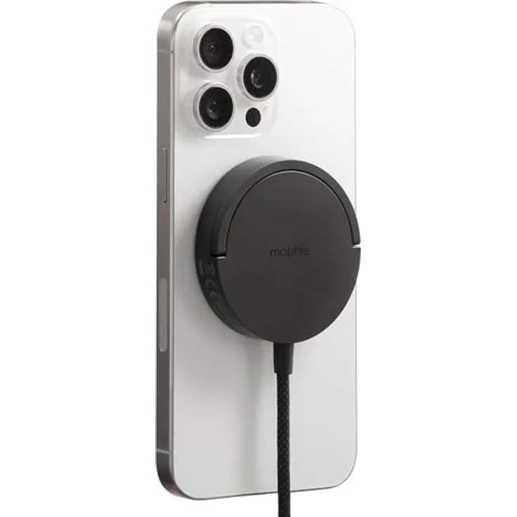 Mophie Kabelloses Ladegerät Stand, Qi-kompatibel, Schwarz