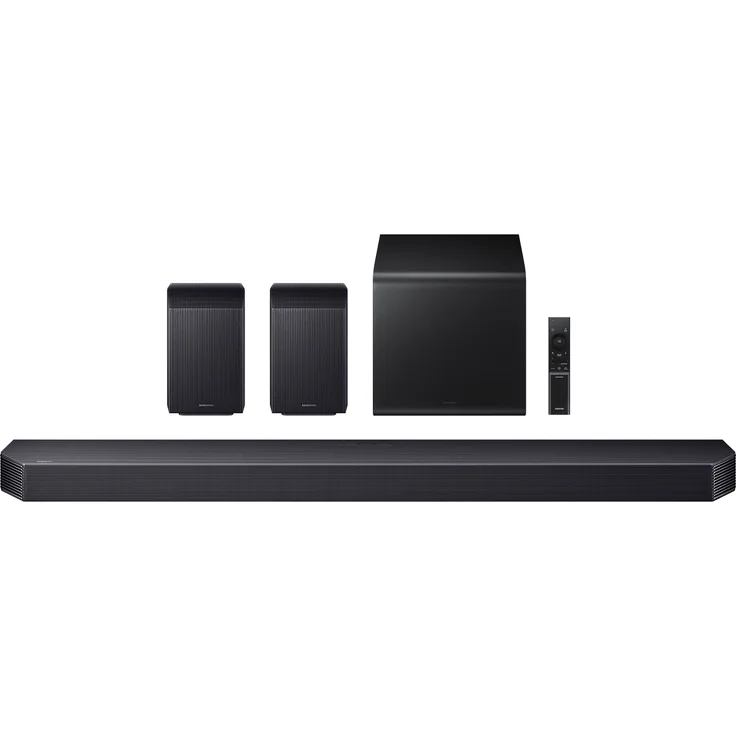 Samsung HW-Q930H 9.1.4-Kanal Soundbar mit kabellosem Subwoofer und Rücklautsprechern, Dolby Atmos und SpaceFit Sound Pro