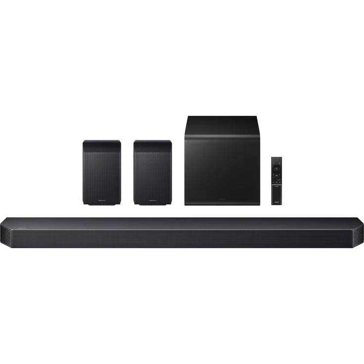 Samsung HW-Q930H 9.1.4-Kanal Soundbar mit kabellosem Subwoofer und Rücklautsprechern, Dolby Atmos und SpaceFit Sound Pro