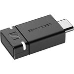 Sennheiser BTD 600 Bluetooth-Dongle – USB-A-/USB-C-Adapter mit aptX Audio-Codecs für eine stabile Verbindung und erstklassigen Sound – Steuerung von Musik, Telefonaten und Videos, Schwarz