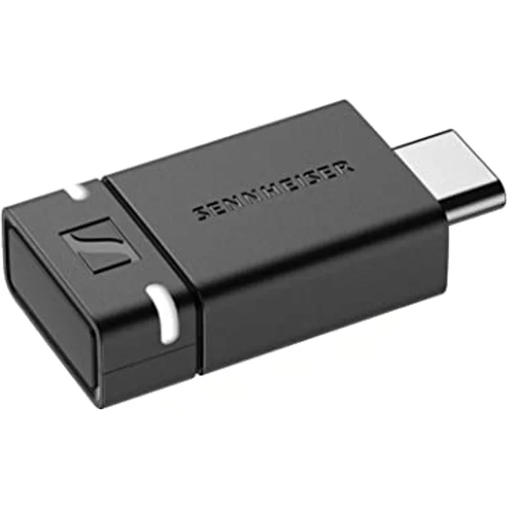 Sennheiser BTD 600, Bluetooth-Adapter zur Verbindung von Kopfhörern mit PC und Mac, Schwarz – Bild 1