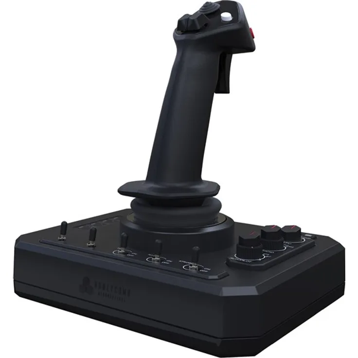 HONEYCOMB Foxtrot Aviation Stick, Wired Flight Simulator Joystick mit 16-Bit Hall-Effekt-Präzision und anpassbarer Spannung