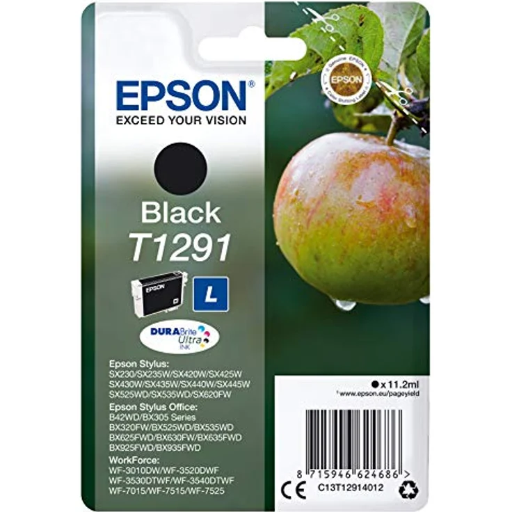 Epson T1291 / C 13 T 12914022 Tintenpatrone schwarz original – Bild 2