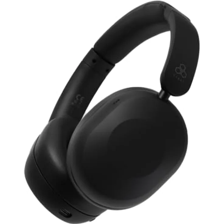 FINAL UX1000, kabelloser Over-Ear-Kopfhörer mit Hybrid-ANC und bis zu 70 Stunden Akkulaufzeit, schwarz