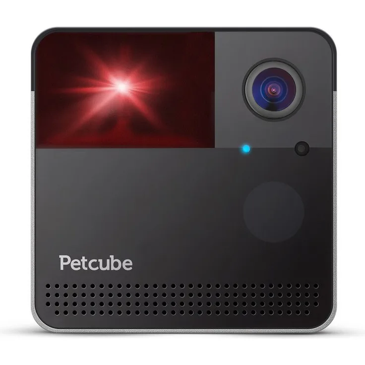 Petcube PLAY 2, Haustierkamera für Innenräume mit 1080p HD Video, 8-fachem Digitalzoom und interaktivem Laserpointer