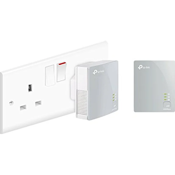 TP-Link Powerline AV600 Nano Adapter - Starter Kit - Bridge - HomePlug AV (HPAV) - an Wandsteckdose anschließbar (Packung mit 2) – Bild 2