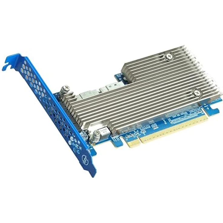 HighPoint Technologies Rocket 1528D, PCIe Gen4 x16 auf 4-SlimSAS x8 NVMe Switch Adapter mit 32 GB/s Bandbreite und Hot-Plug-Funktion – Bild 4