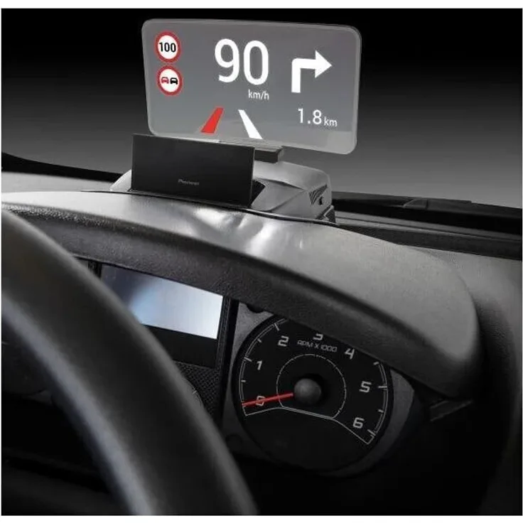 Pioneer SDA-HU100-DUC8, Headup-Display für Fiat Ducato ab 2021, kompatibel mit AVIC-Z1000DU8-LFH3, einstellbare Helligkeit und Blickwinkel