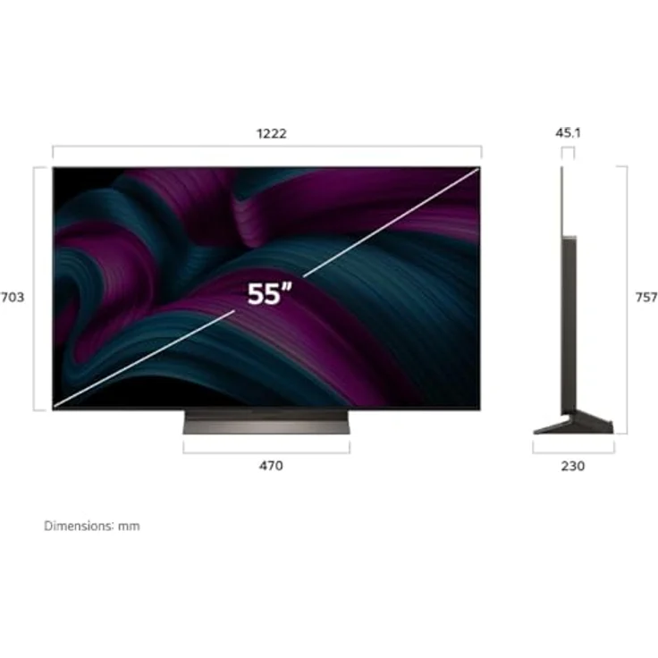 LG OLED55C5ELB.AEU Smart TV, OLED EVO AI C5, 55 Zoll 4K mit Smart-TV-Funktionen – Bild 4