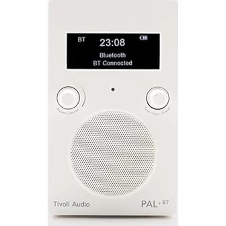 Tivoli Audio PAL+ BT (Gen 3), Tragbares FM-Radio mit Bluetooth 5.0 und USB-C, weiß – Bild 1