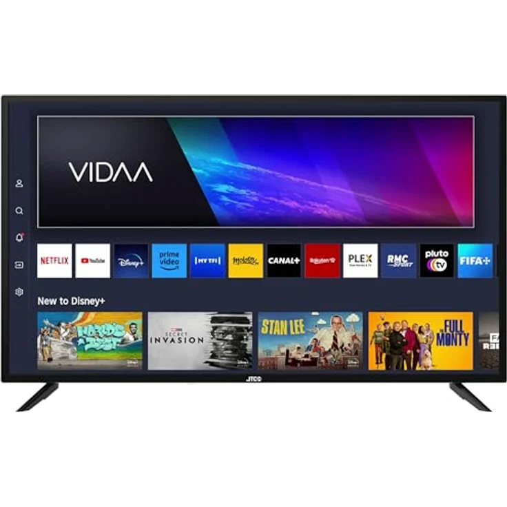 JTC 40" Full HD Smart TV JTCS40F39401SL, VIDAA, Triple Tuner, Miracast WiFi Display, DLNA – Bild 1