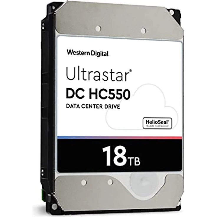 WD Ultrastar DC HC550 WUH721818ALE6L4 - Festplatte - 18 TB - intern - 3.5 Zoll (8.9 cm) - SATA 6Gb/s - 7200 rpm - Puffer: 512 MB – Bild 4