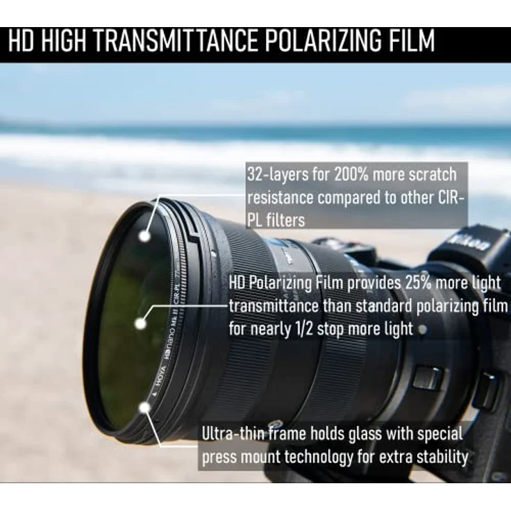 Filter Hoya HD Nano MkII CIR-PL 77mm – Bild 4