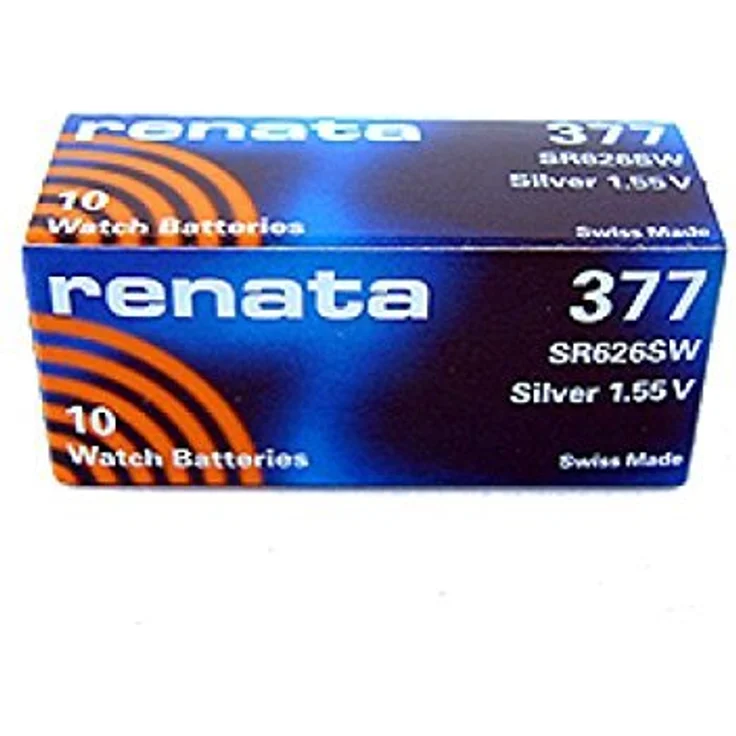 SR626SW Renata 377 Lithium-Knopfzelle (hergestellt in der Schweiz), 10 Stück – Bild 4