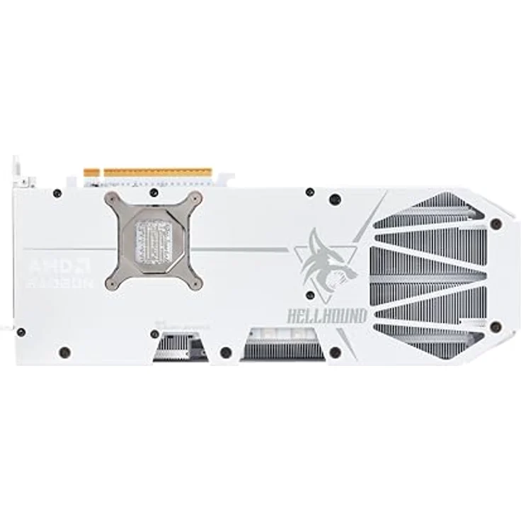 PowerColor Radeon RX9070XT Hellhound Spectral White OC 16GB, Next-Gen-Grafikkarte mit leiser Kühlung und elegantem Design – Bild 4