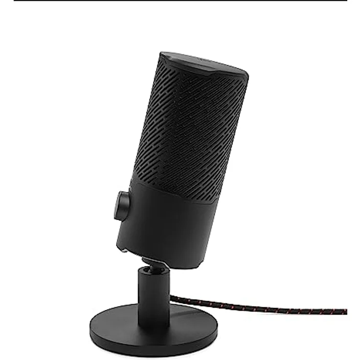 JBL Quantum Stream Mikrophon – USB-Mikrofon mit zweifachem Kondensator für Streaming, Aufnahmen und Spiele – Schwarz – Bild 3