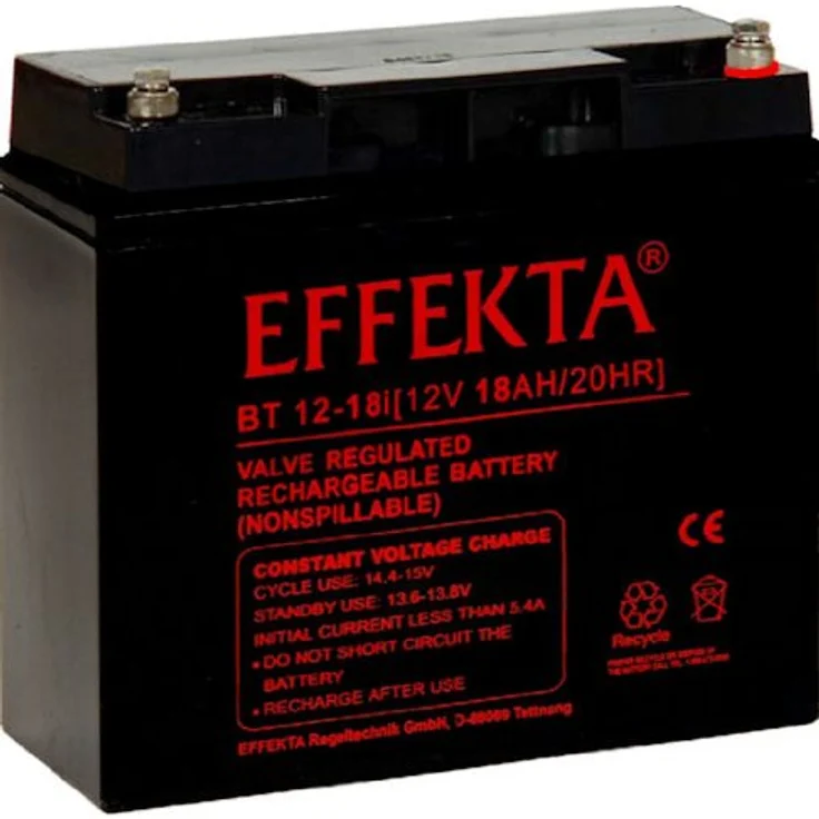 AGM BATTERIE EFFEKTA BT12-18i / 12V 18Ah AGM Blei Akku Batterie, Wartungsfrei, Schlagfest, Hohe Zyklenfestigkeit – Bild 4