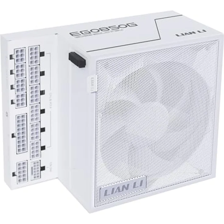 Lian Li Edge Gold 850 PC Netzteil Weiß, 850 Watt ATX Netzteil, 80 Plus Gold, modular, leiser Lüfter, PCIe 5.1, ATX 3.1 PSU
