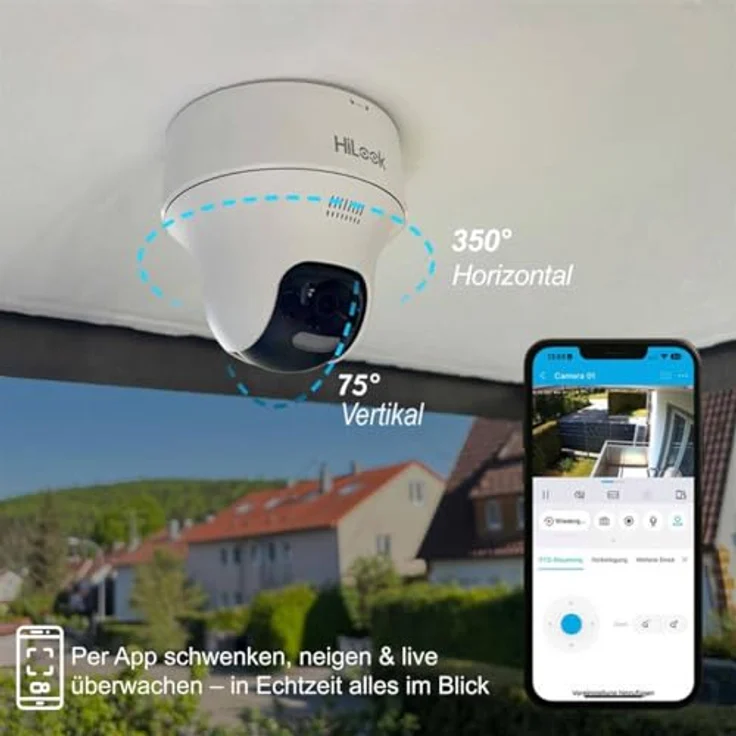 HILOOK Überwachungskamera HiLook IKS-2044BTH-PH/W, 4MP WLAN Kamera mit KI Personen- & Fahrzeugerkennung, Plug-&-Play, Nachtsicht bis 30m, inklusive NVS – Bild 5