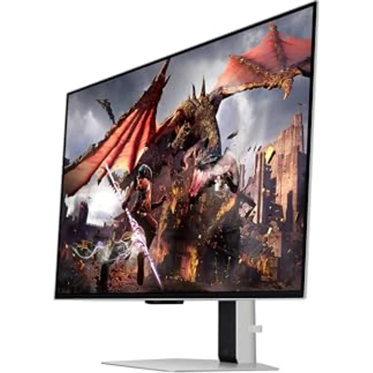 Samsung Odyssey G80SD OLED Gaming Monitor, 32 Zoll, 4K AI Upscaling, UHD Bildschirm, 240 Hz, 0,03 ms Reaktionszeit, AMD FreeSync Premium Pro, schwarz – Bild 3