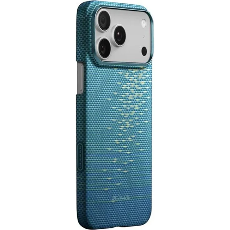PITAKA Ultra-Slim Case für iPhone 17 Pro Max, Schutzhülle in Lucid Blue, 17,5 cm (6.9)