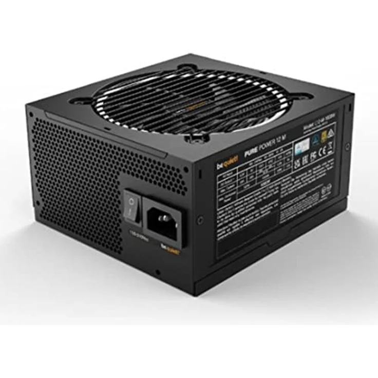 be quiet! Pure Power 12 M 1000W, ATX 3.0- und PCIe 5.0 kompatibel, 80 PLUS Gold, moduleres Netzteil, 12VHPWR-Kabel inkludiert, 120mm be quiet! Lüfter, BN345 – Bild 2