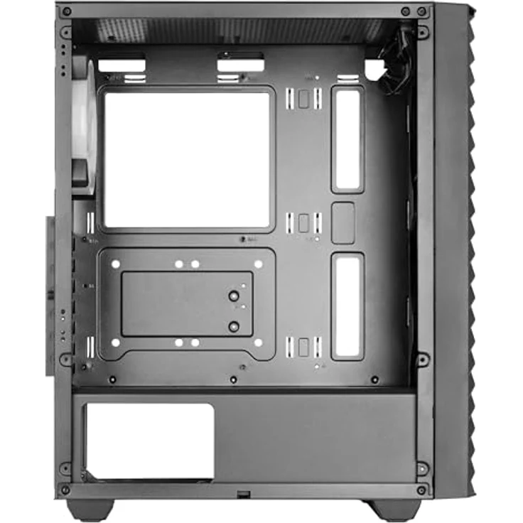 Mars Gaming MC-VOLT PC-Tower-Gehäuse, Midi-Tower mit ARGB-Beleuchtung und gehärtetem Glasfenster, schwarz – Bild 6