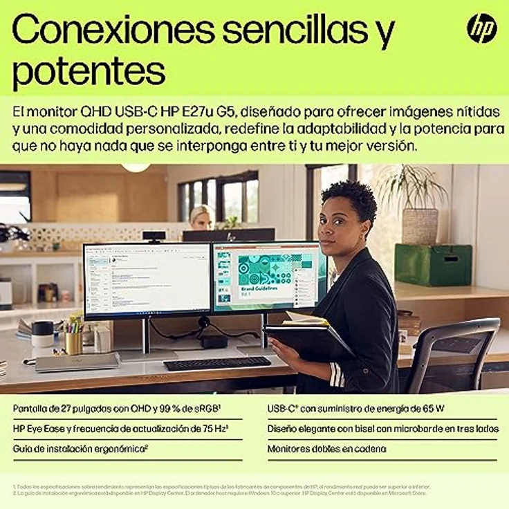 HP E27u G5 USB-C QHD Monitor – Bild 5