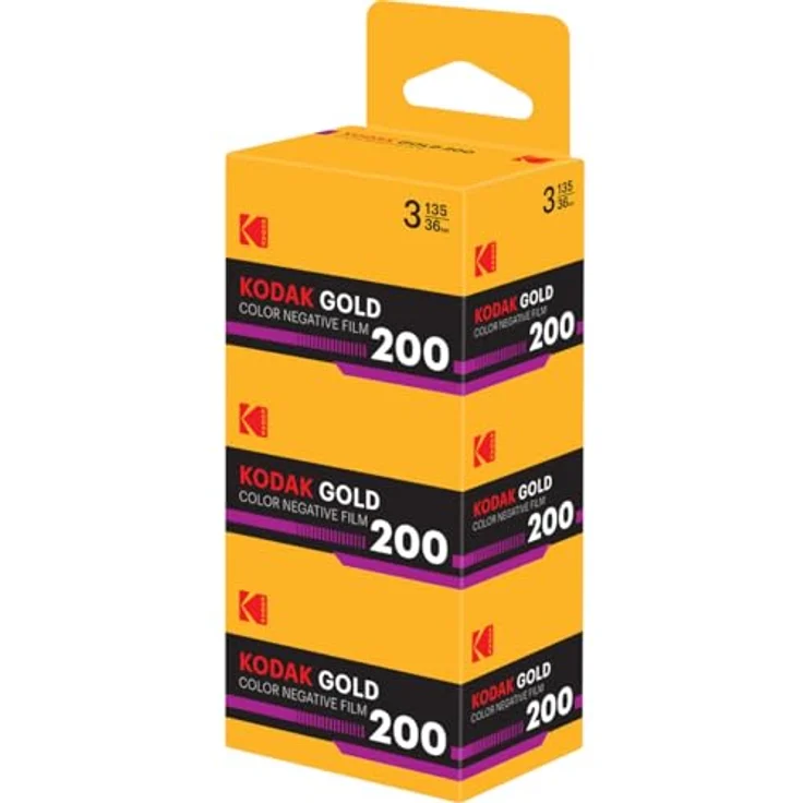 KODAK Eastman Gold 200, 135-format Farbnegativfilm, 3er Pack mit 36 Exposures, feines Korn und lebendige Farben – Bild 2