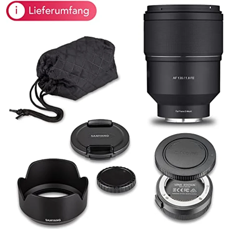 Samyang AF 135mm F1.8 FE Teleobjektiv mit Autofokus, lichtstark, für Sony E-Mount, inkl. Lens Station, wettergeschützt, 772 g, ideal für Porträts und kreative Fotografie – Bild 4
