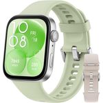 Huawei FIT 3 Aluminum Case AMOLED-Display Smartwatch (1.82 Zoll, Bis zu 10 Tage Akkulaufzeit, Bluetooth Anrufe, GPS) - iOS & Android, Silber