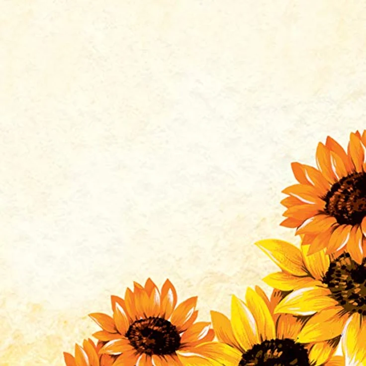 SIGEL DP129 Motiv-Papier, Briefpapier mit Sonnenblumen, 90 g, A4, 50 Blatt – Bild 2