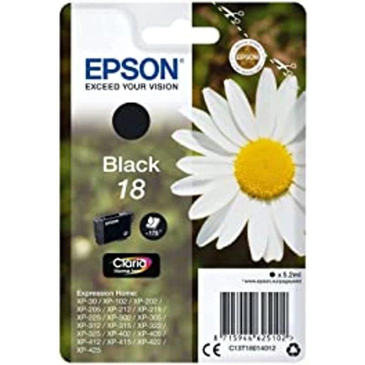 Epson C13T18014012 5.2ml 175Seiten Schwarz Tintenpatrone – Bild 3
