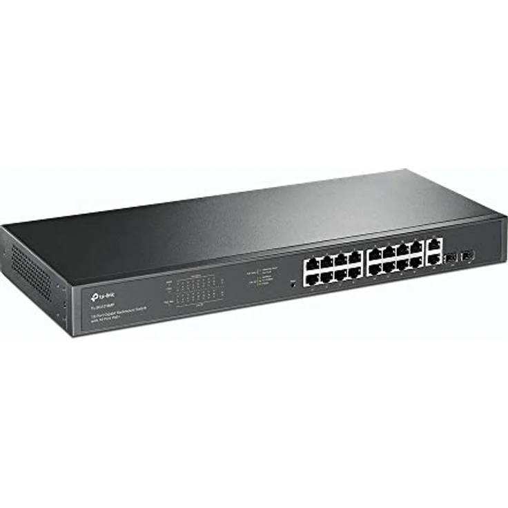 TP-LINK 18-Port Gigabit Rackmount Switch with 16-Port PoE+ – Bild 2
