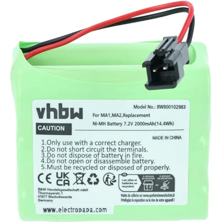 Hochleistungs- Akku 7,2V 2000mAh für Tivoli Radio iPal PAL PAL+ PAL... – Bild 4