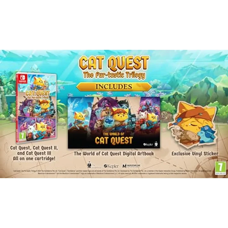 Maximum Entertainment Cat Quest The Fur-tastische Trilogie (Nintendo Switch) - 3-Pawesome-Games-in-1! – Bild 2